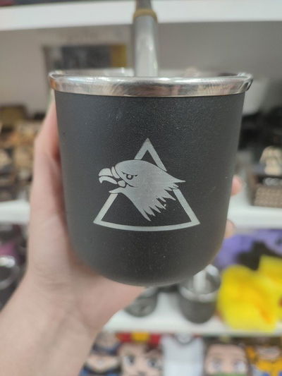 Mate Halcones galácticos acero inoxidable con bombilla