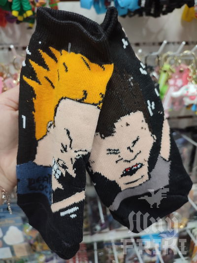Medias soquetes Beavis y Butt head   