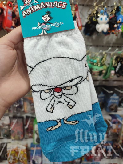 Medias soquetes Pinky y Cerebro 