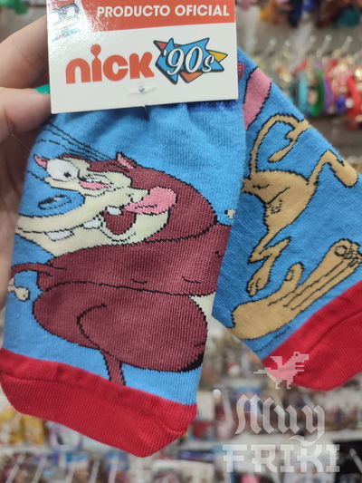 Medias soquetes Ren y Stimpy 
