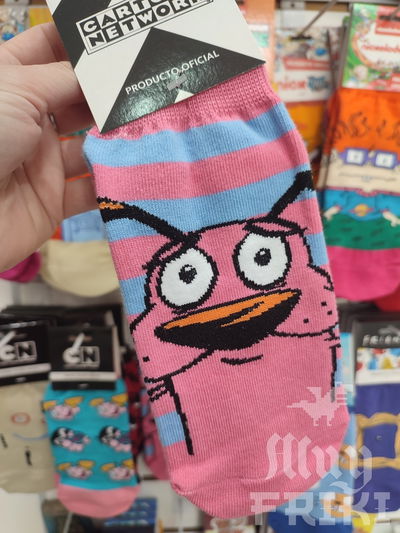 Medias soquetes Coraje el perro cobarde 