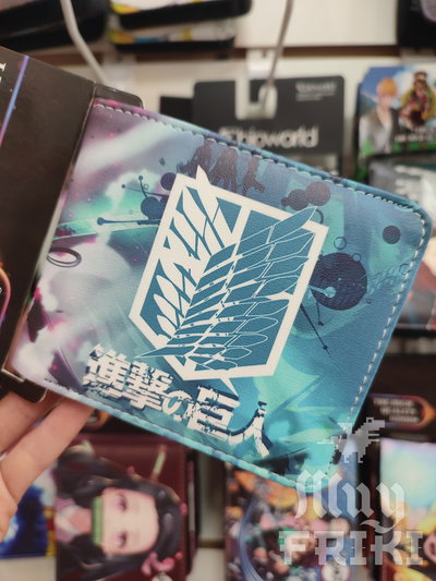 Billetera Ataque a los Titanes Shingeki no Kyojin