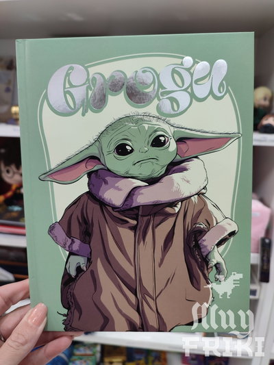 Cuaderno A5 Grogu Baby Yoda mandalorian Star Wars 