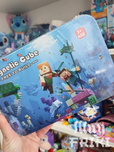 Lata bloques imantados Minecraft