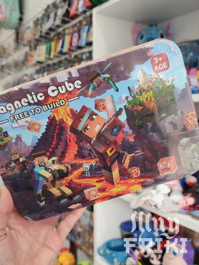 Lata bloques imantados Minecraft
