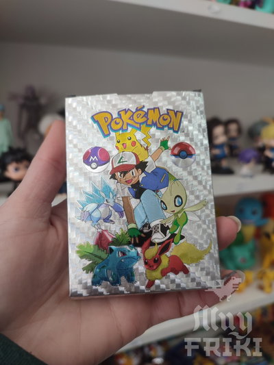 Cartas plateadas Pokémon x25 aprox (réplica)