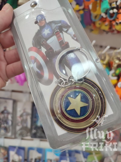 Llavero Giratorio Capitan América Marvel