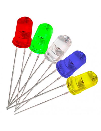 Led 5mm Difuso Varios Colores