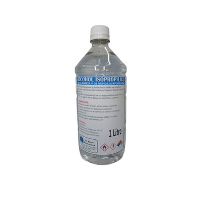 Alcohol Isopropílico alta pureza 1 Litro