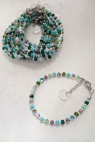 PULSERA - MULTICOLOR - VERDES