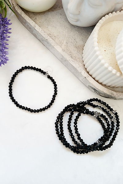 PULSERA - NEGRA - ELÁSTICA