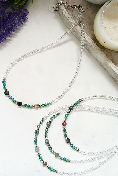 COLLAR - ÁGATAS DE LA INDIA