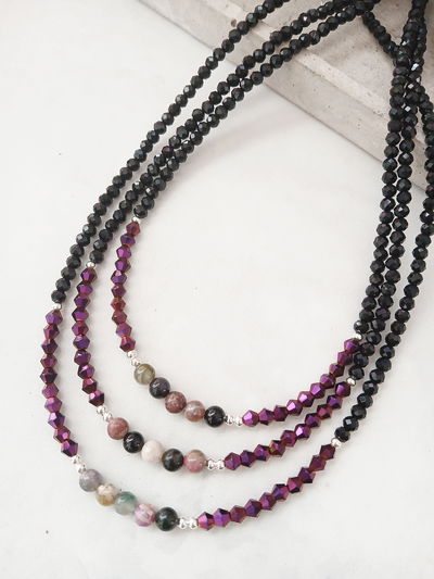 COLLAR - PLATA - TURMALINA SANDIA