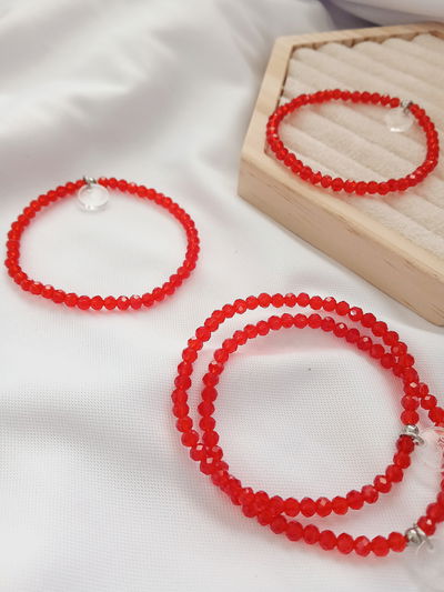 PULSERA - ELÁSTICA - ROJO