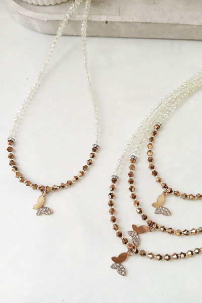 COLLAR - MARIPOSA STRASS - OTOÑO