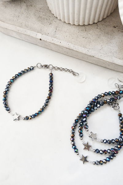 PULSERA - ESTRELLITA HEMATITE