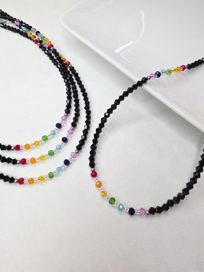 COLLAR - CHAKRAS NEGRO