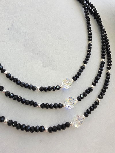 COLLAR - PLATA 925 - SW TRÉBOL AURORA BOREALE