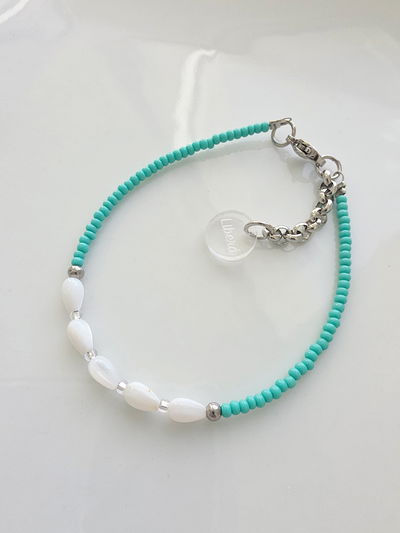 PULSERA - FINITA NÁCAR AQUA