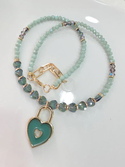 COLLAR - CANDADITO VERDE