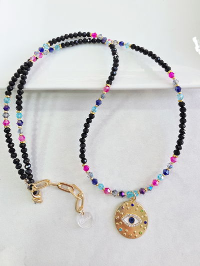 COLLAR - XXL - OJITO NEGRO