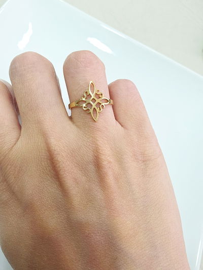 ANILLO - AD - NUDO DE BRUJA A023