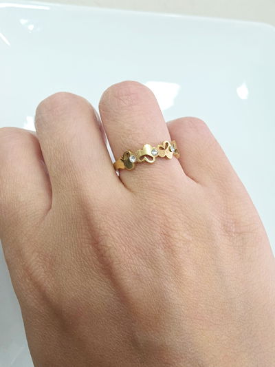 ANILLO - AD - MINI MARIPOSAS CUBICS A030