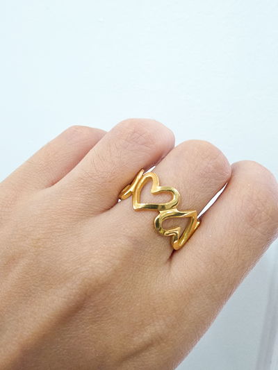 ANILLO - AD - CORAZONES REGULABLE A008