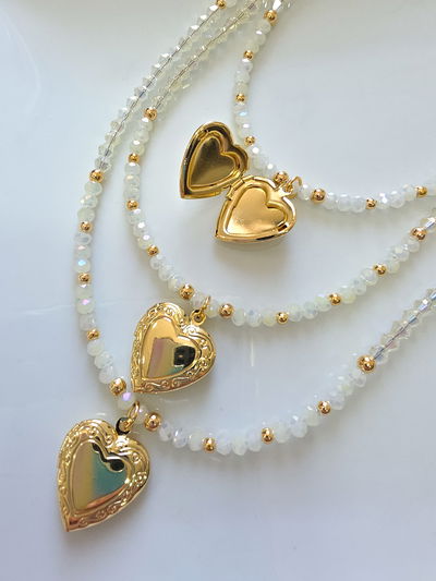 COLLAR - ORO LAMINADO - RELICARIO