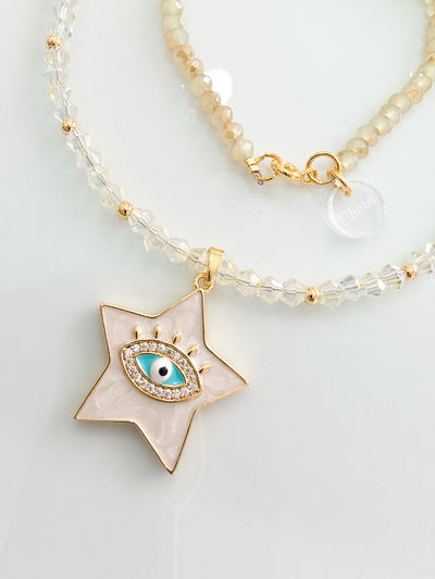 COLLAR - ORO LAMINADO - ESTRELLA CON OJITO