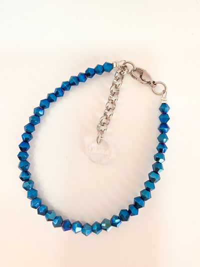 PULSERA - CONITO CLÁSICA AZUL METALIZADO P0035