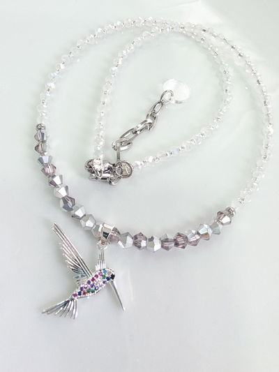 COLLAR - COLIBRI BLANCO