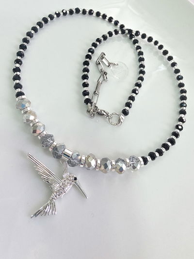 COLLAR - COLIBRI NEGRO
