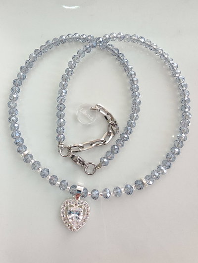 COLLAR - CORAZÓN CUBIC