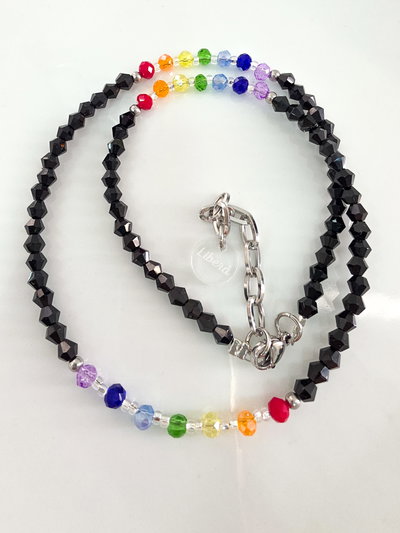 COLLAR - CHAKRAS NEGRO