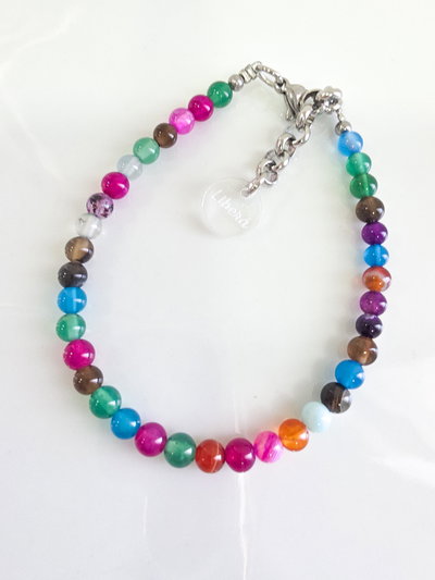 PULSERA - PIEDRAS NATURALES MIX ÁGATAS