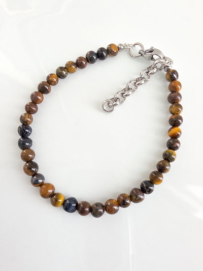 PULSERA - PIEDRAS NATURALES OJO DE TIGRE