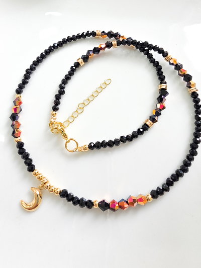 COLLAR - ORO LAMINADO - LUNITA