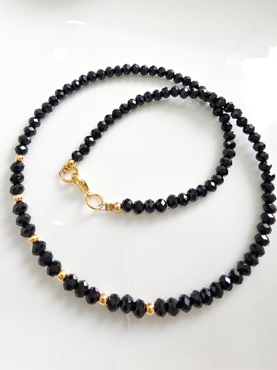 COLLAR - ORO LAMINADO - CLÁSICO NEGRO