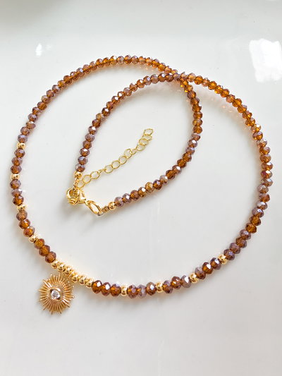 COLLAR - ORO LAMINADO - DESTELLO CUBIC