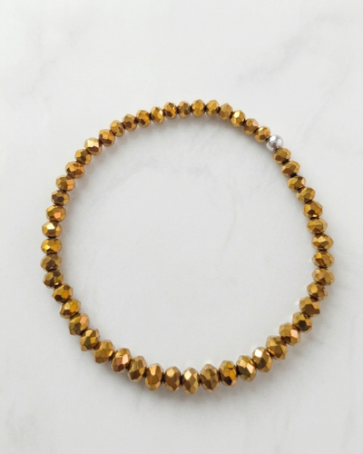 PULSERA - ELÁSTICA - DORADA