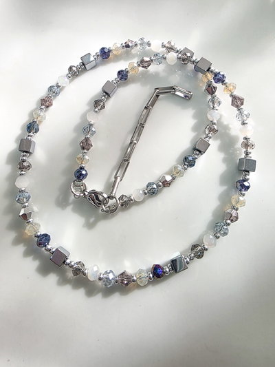 COLLAR - AQ - MIX PLATEADO