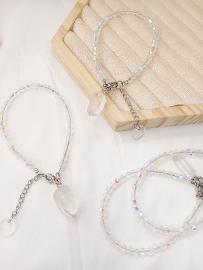 PULSERA - CUARZO CRISTAL