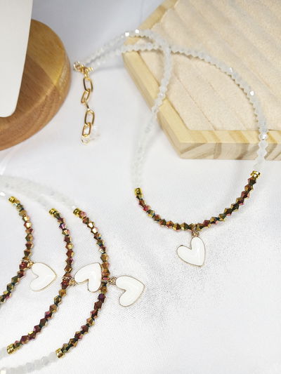 COLLAR - CORAZÓN ESMALTADO