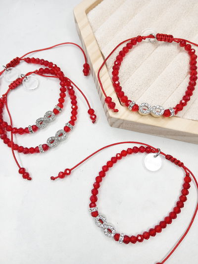 PULSERA - INFINITO STRASS REGULABLE