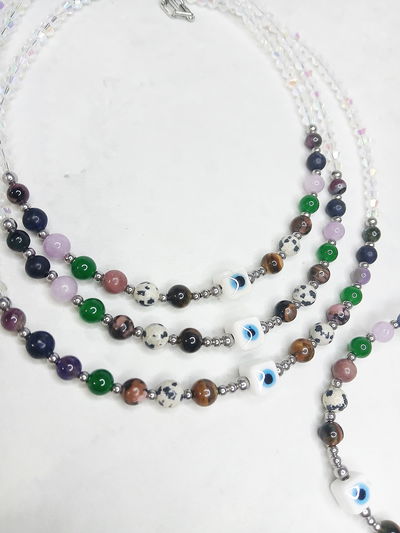 COLLAR - OJITO MIX PIEDRAS