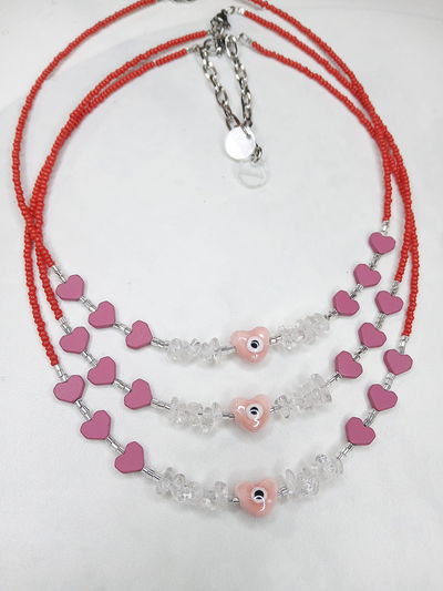 COLLAR - FINITO CORAZÓN CON CUARZO