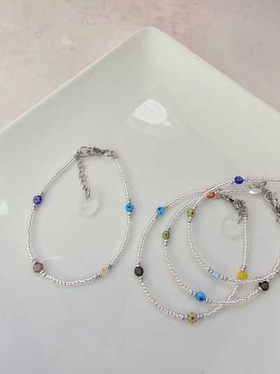 PULSERA - FINITA FLORCITAS MURANO