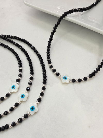 COLLAR -  PLATA 925 - FLOR DE NÁCAR
