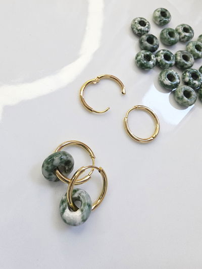 AROS - AD - JASPE VERDE- DOBLE USO